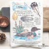 All About the Common Loon Tea Towel