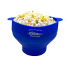 Silicone Microwave Popper Blue