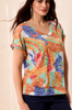 Tribal's Calypso Cap Sleeve 2 Way T-Shirt