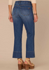 Blue Kick Flare With Center Seam Jean