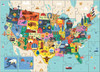 Geography Map of USA 70 Pc Puzzle