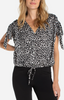 Dolman V-neck Ties Top