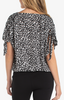 Dolman V-neck Ties Top