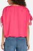 Dolman V-neck Ties Top