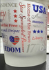 USA Patriotic Double Old Fashion Glass