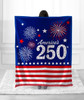 Americas 250th Anniversary Stars and Stripes Blanket