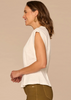Pleat Peplum Knit T-Shirt