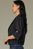Roll Sleeve Open Jacket