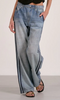 Faux Denim Track Pant