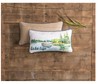 Lake Life Pillow Chambray Back