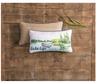 Lake Life Pillow Chambray Back