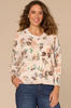 Muted Floral Printed Cardigan