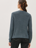 Ribbed Edge Open Cardigan