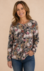 Digital Flower Multi Color T-Shirt