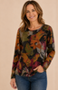 Multi Colored Floral Mix Tunic