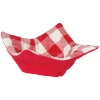 Bowl Cozy Red Plaid