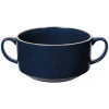 Navy Soup Bowl 2 Handles