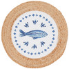 Fish Braided Round Placemat