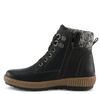 Black Karlene Lace Up Bootie Sneaker