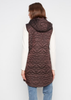 Long Quilted Hooded Vest