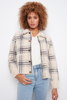 Charlie B's Fuzzy Plaid Snap Jacket