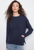 Blue Boxy Pocket Sweater