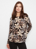 Charlie B's Winter Floral Reversible Sweater