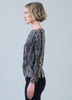 Clara Sun Woo Track Stripe Side Twist Top