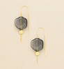 Scout's Smoke Glass Threader Earrings
