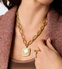 Sahara Statement Necklace - Clear Crystal