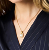 Sahara Solitaire Necklace - Crystal Clear