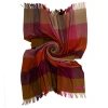 Southampton Home Throw - Merino Wool/Geometric Block Bold