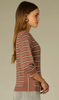 Contrast Stripe Tipped Sweater