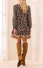 Patterned Drop Waist Dress
