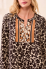 Patterned Drop Waist Dress