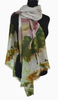 Abstract Serene Landscape January Scarf