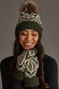 Alpine Pom Hat -Olive