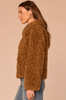 Curly Faux Fur Collared Jacket