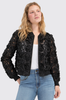 Dimensional Flower Bomber Jacket