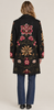 Embroidered Wooly Coat