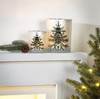 Frost Tree and Stars Candle Holder - Medium