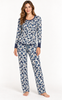 Knit Blue Shadow Pajama Set