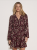 Painterly Floral Ruffle Dress