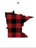 Minnesota Buffalo Plaid Swedish Dishcloth