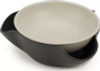 Double Dish Serving Bowl Grey White
