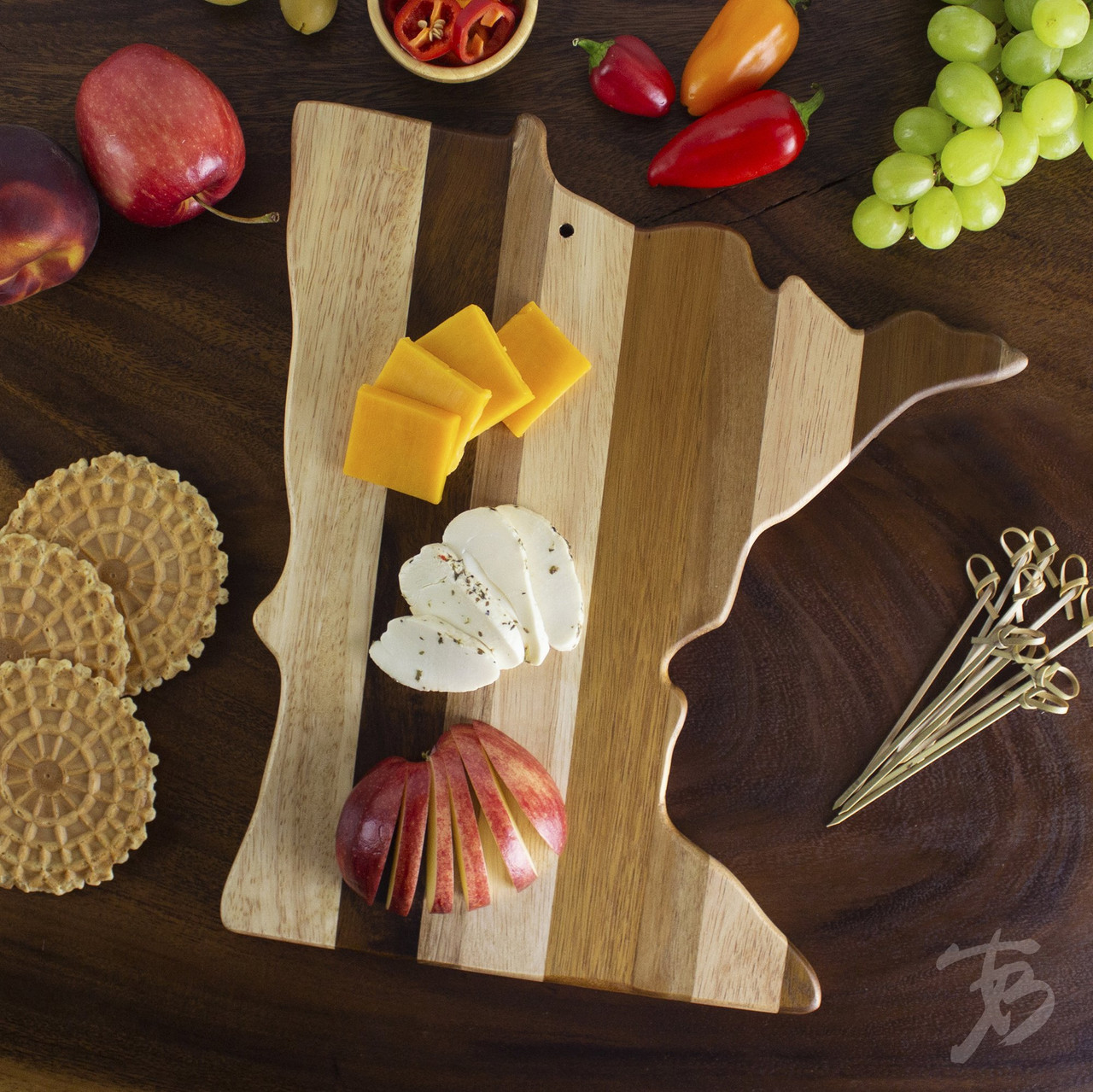 Shiplap MN Cutting Board