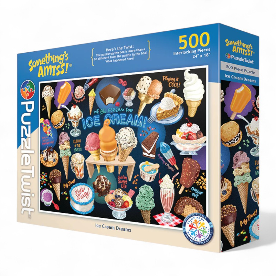 Ice Cream Dreams 500 Piece Puzzle Twist | GoodThings