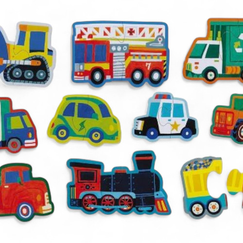 Let's Begin Vehicle Puzzle for Kids