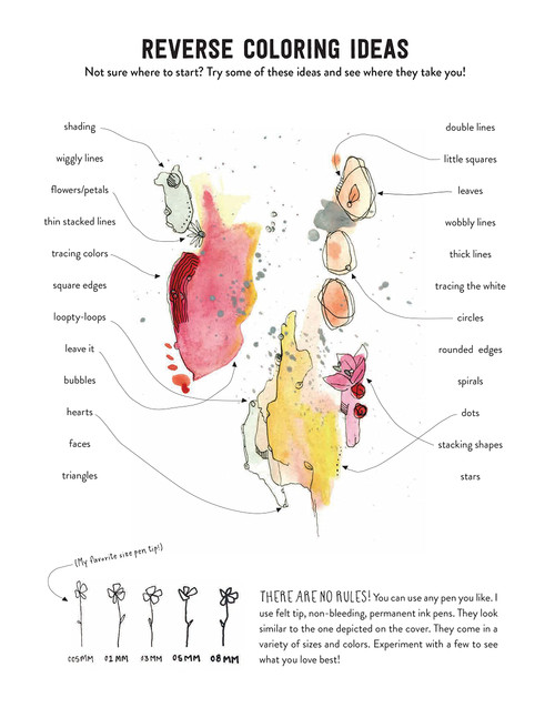 Reverse Coloring Book