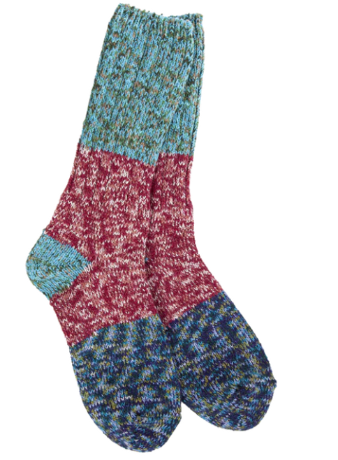 Ragg Crew Sock Cranberry CB Multi